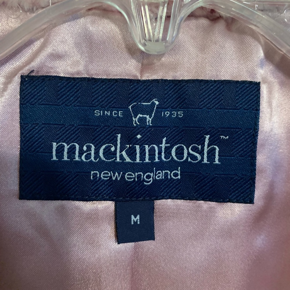 Mackintosh New England Pink Textured Open Front Jacket M Dressy Occasion Blazer - Picture 4 of 5